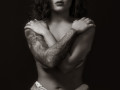 Tattoo Woman Shooting