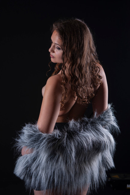 Leidenschaftliches oben ohne Fotoshooting