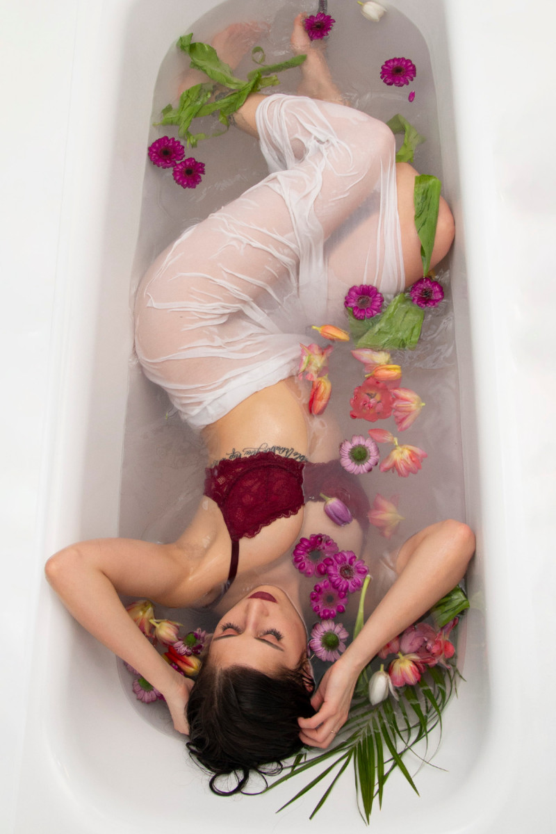 Badewannen Fotoshooting