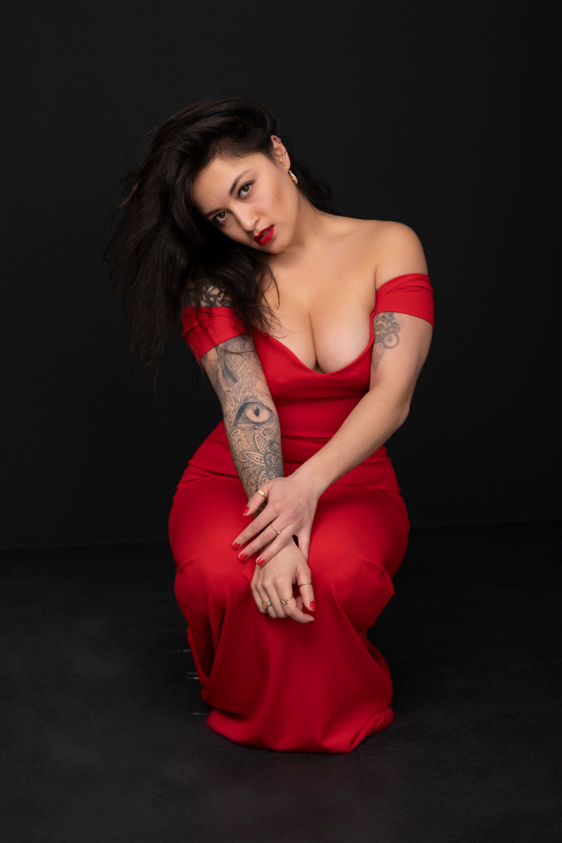 Rotes Kleid