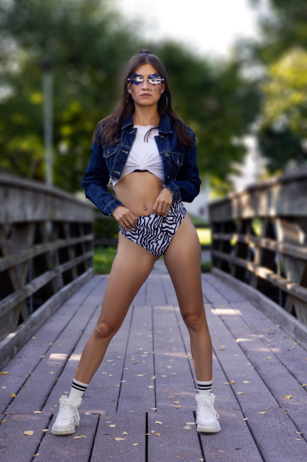Modisches, sommerliches Outfit